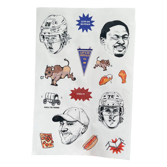 Let's Go Buffalo Sticker Sheet